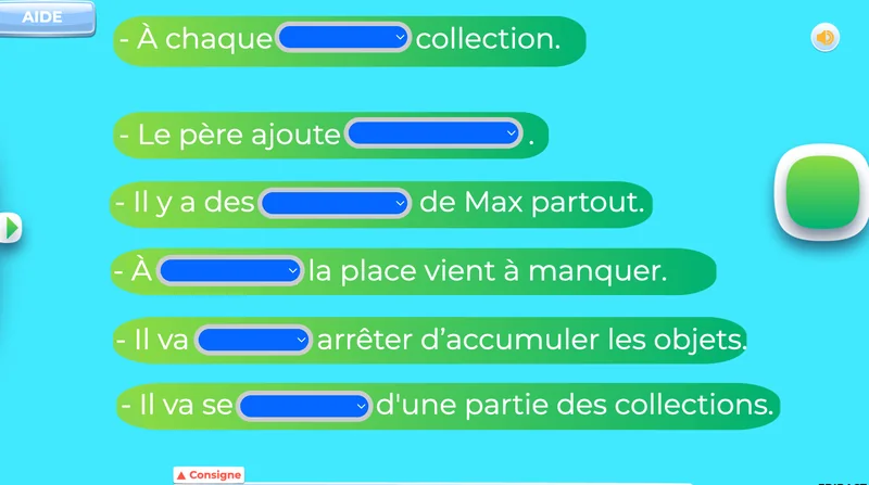 exercices français 6p harmos avec fiches de révisions et pdfs