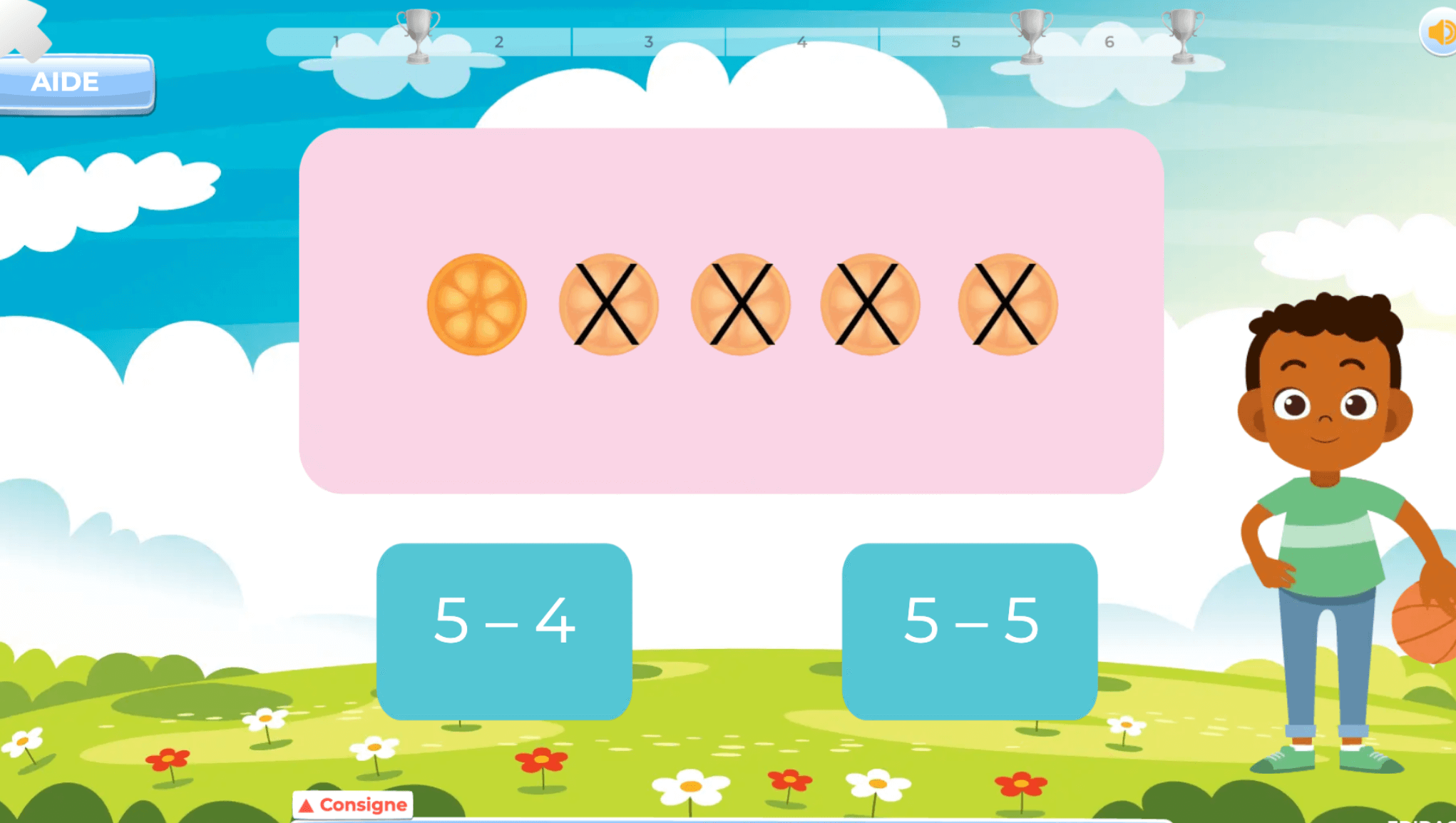 exerices maths 5p harmos calculs soustractions