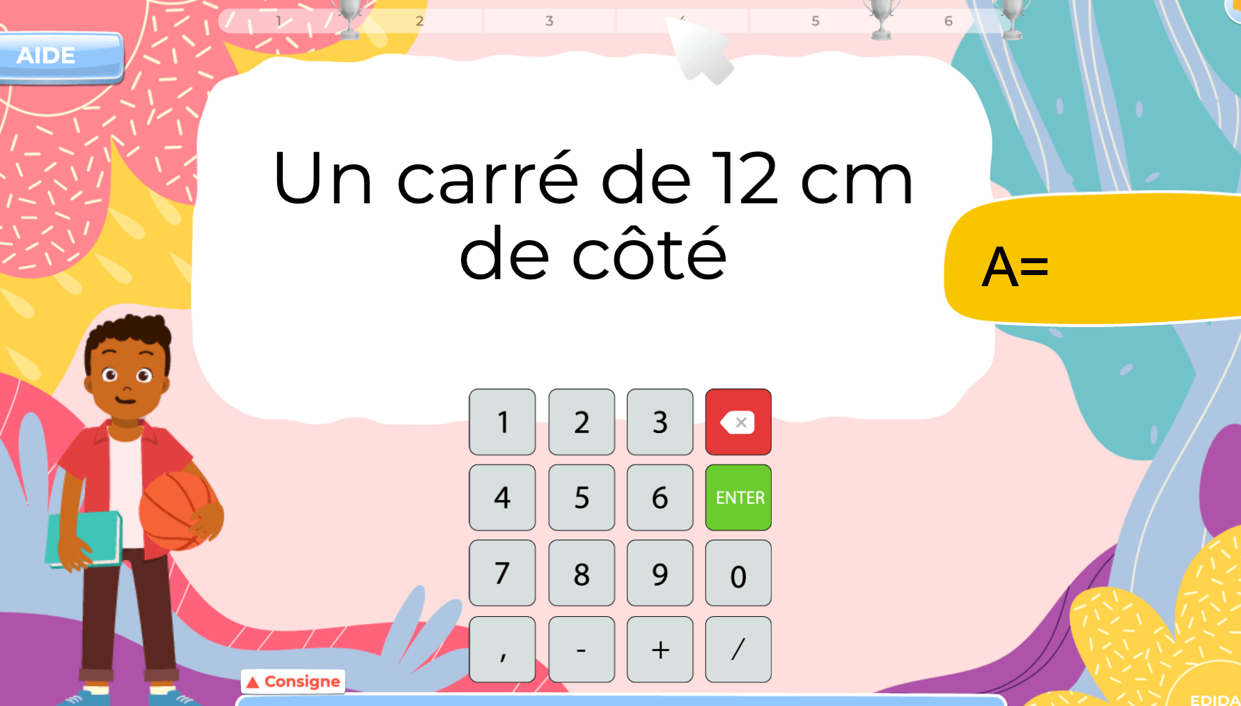 exercices mathématiques 9h calcul aire perimetre