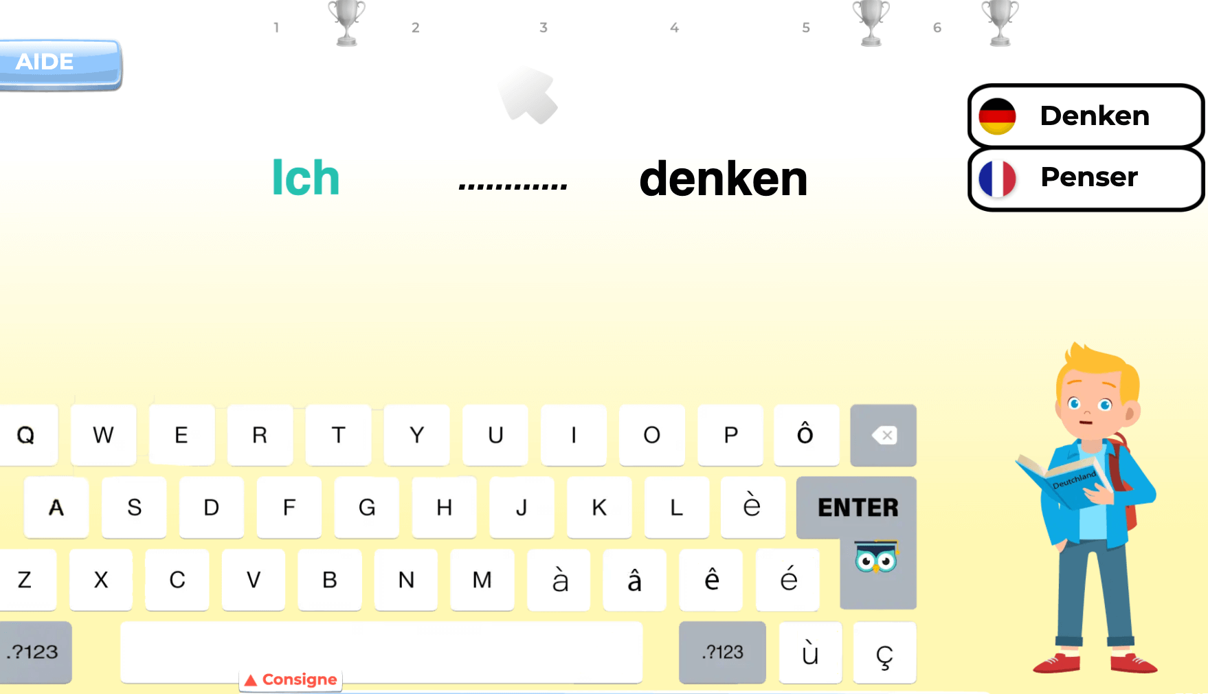 Exercices allemand 7p harmos conjugaison