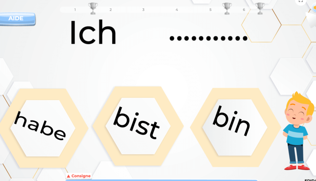 exercices allemand 5eme harmos