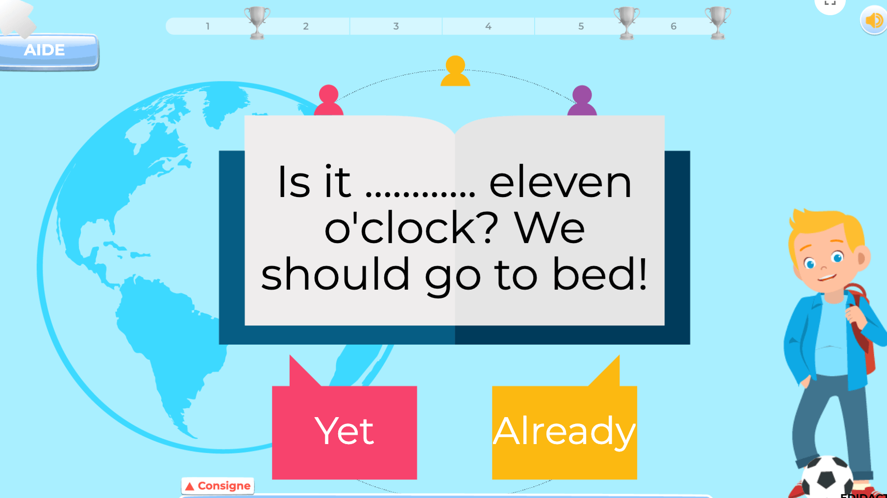 Plateforme en ligne pour apprendre l’anglais à 12-13 ans selon le programme scolaire suisse 9h
