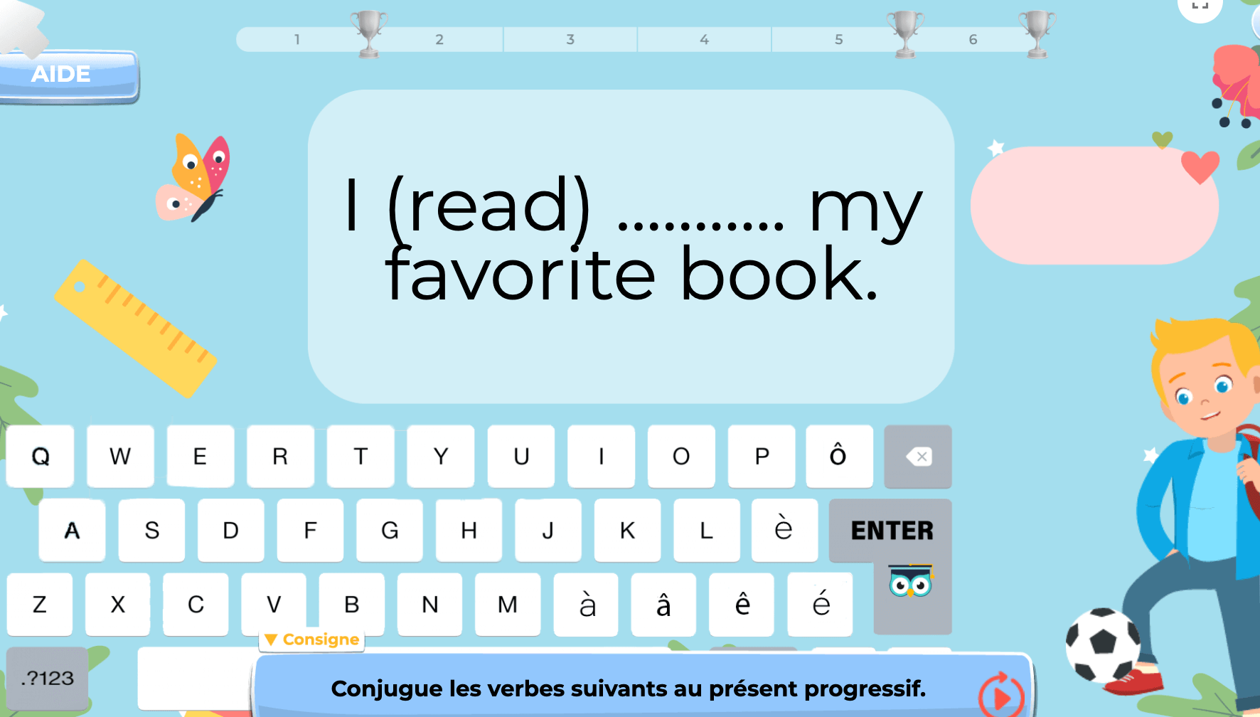 Plateforme interactive pour apprendre l’anglais en Suisse romande conjugaison 7p harmos