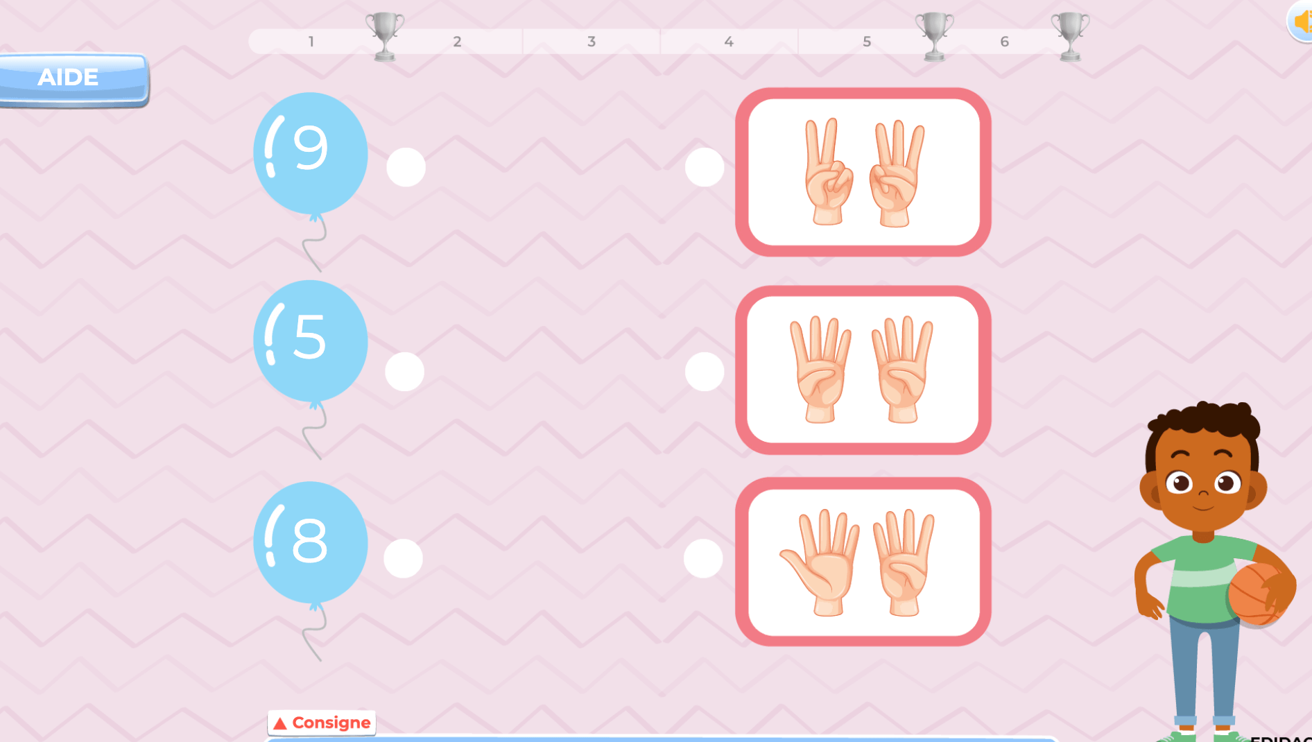 Activité ludique pour apprendre à compter 4 ans