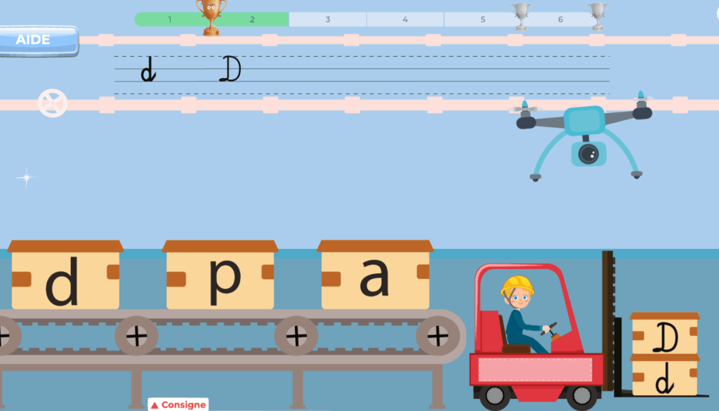 Jeu pour apprendre à lire les syllabes – activité ludique pour enfants de 6 ans