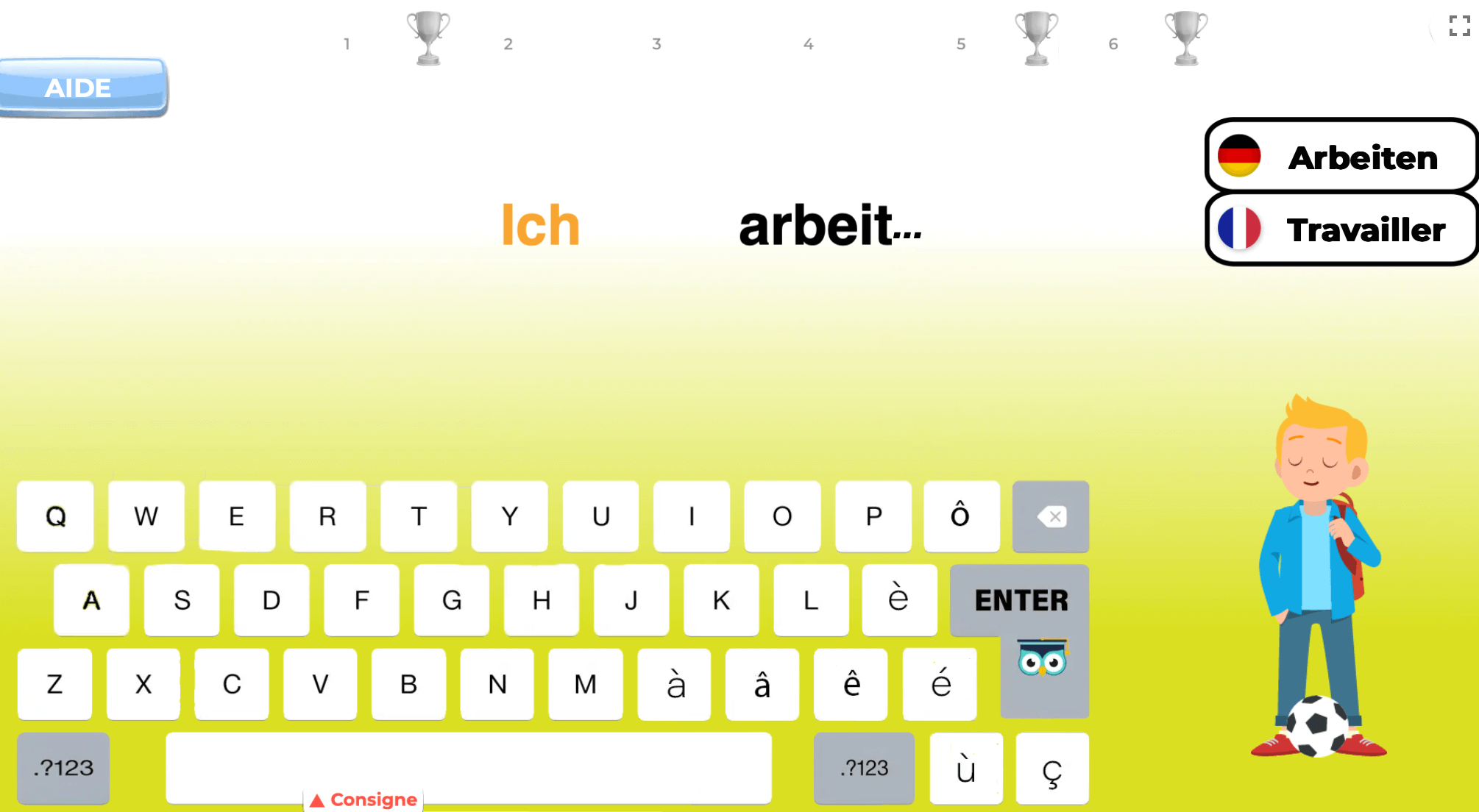Fiche PDF imprimable avec corrigés pour réviser l’allemand en 9H Harmos – grammaire et conjugaison