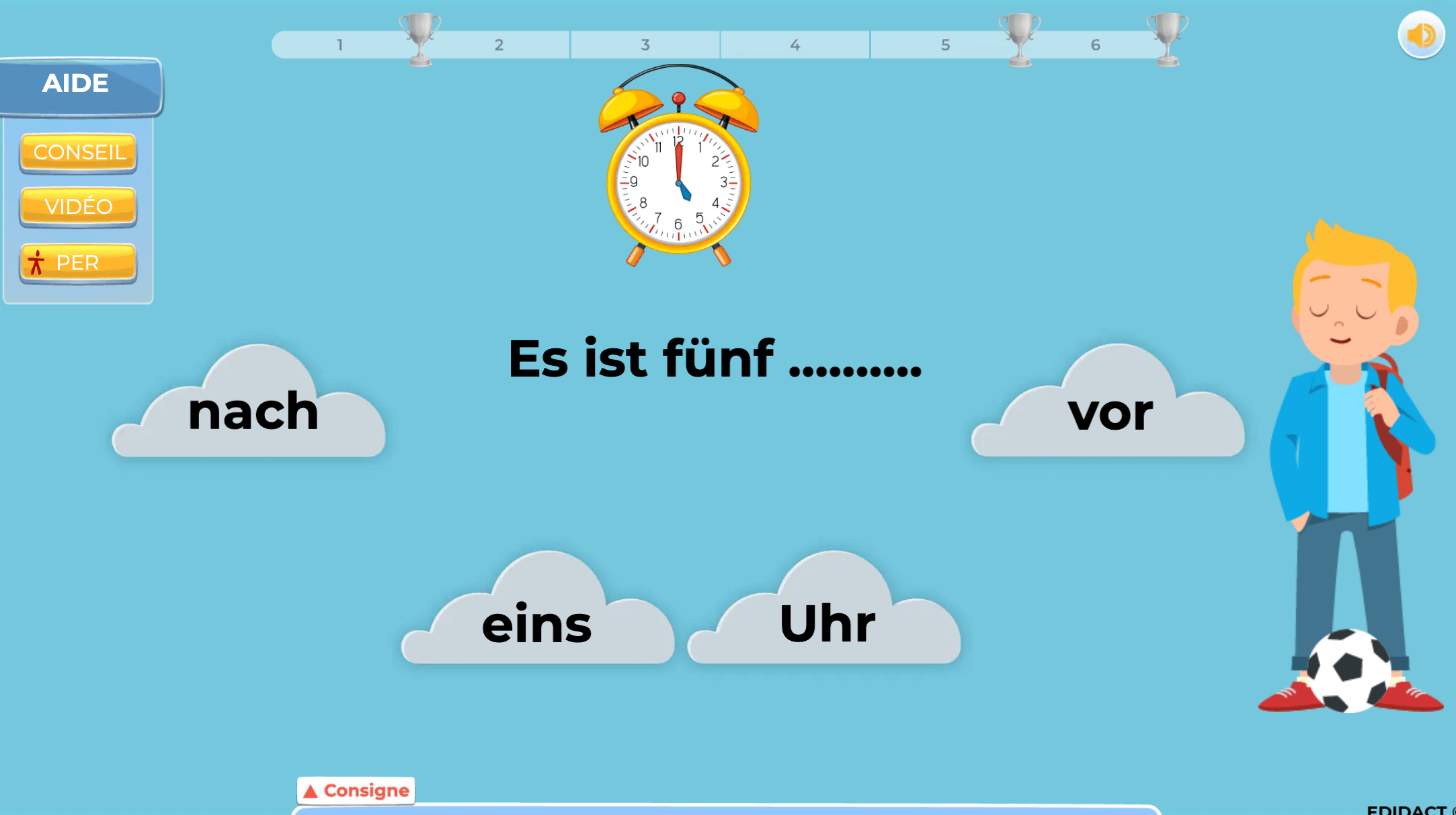 exercices heures allemand 10h