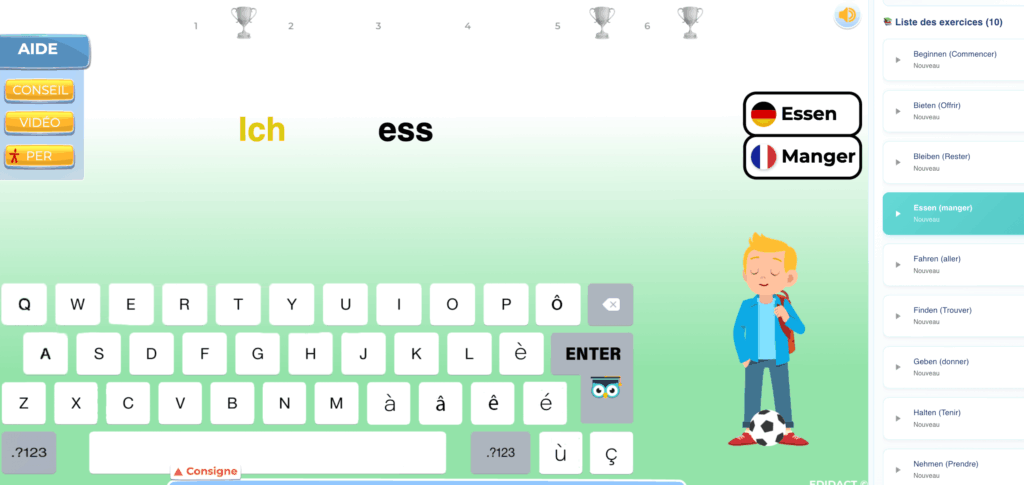 exercices allemand 10h per