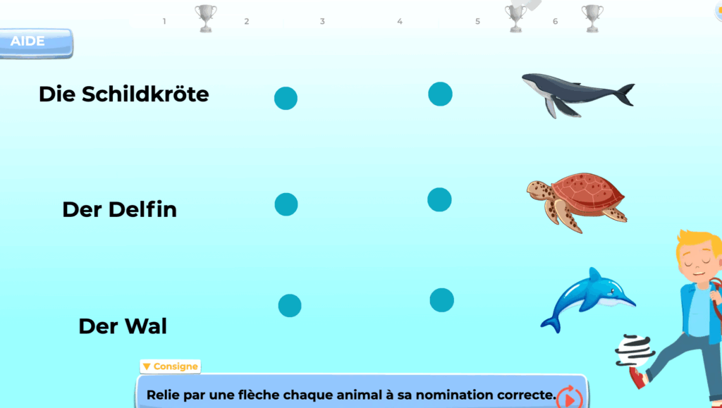 exercices vocabulaire allemand 9ème en ligne