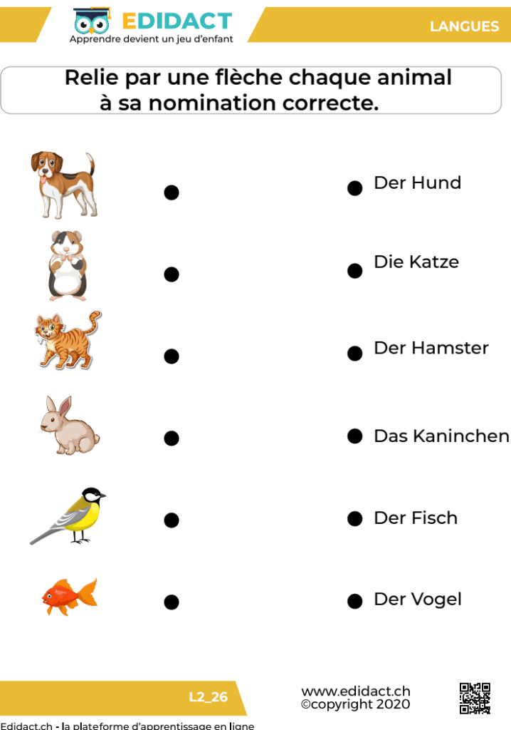 vocabulaire allemand 7p
