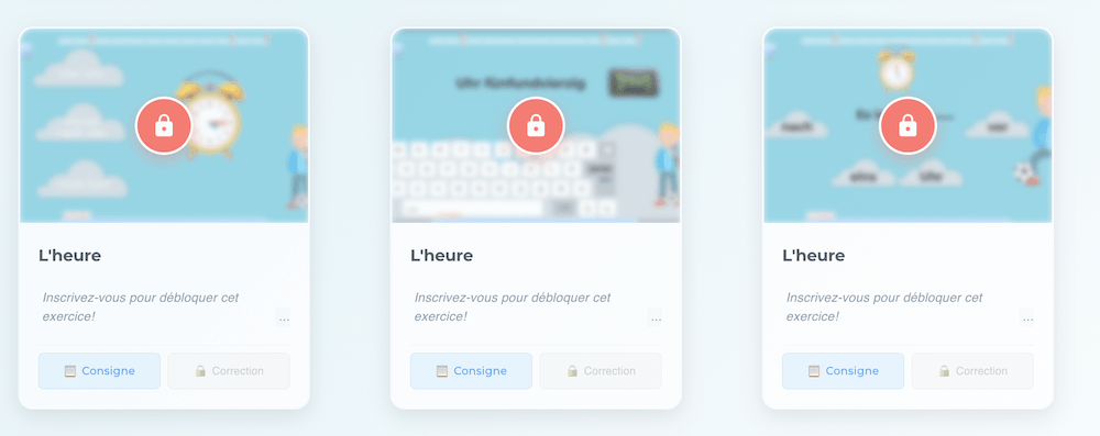 exercices heure en allemand