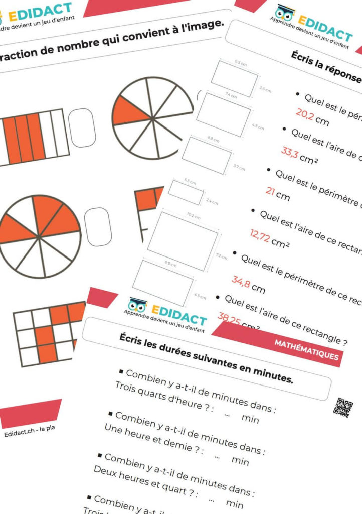 fiche math 8h pdf avec corrigé
